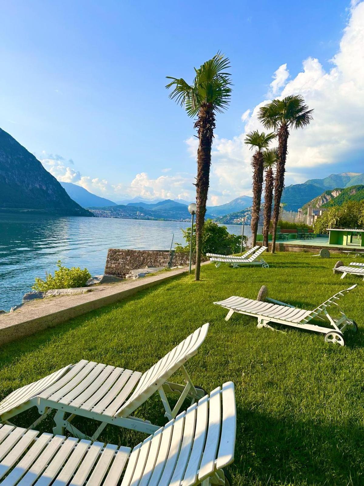 Miralago -Wonderful Lake View Bissone Buitenkant foto
